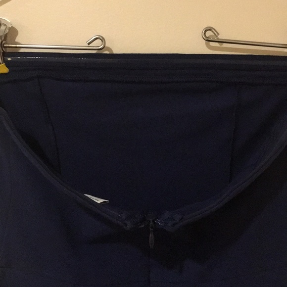 Navy strapless dress - Picture 3 of 3